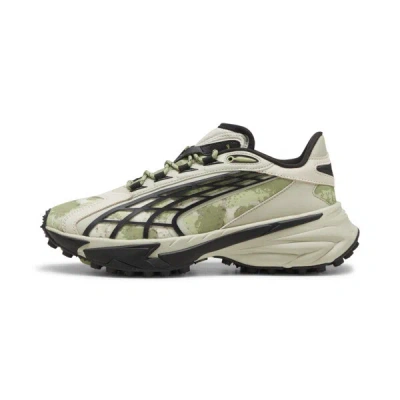 Puma Spirex Hiking Is A Team Sport Men's Sneakers In Desert Dust-calming Green