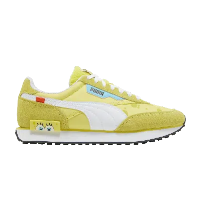 Pre-owned Puma Spongebob Squarepants X Future Rider 'spongebob' In Yellow