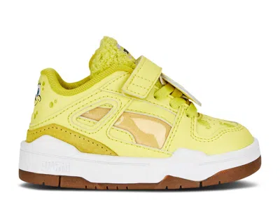 Puma Babies'  Spongebob Squarepants X  Slipstream Infant 'spongebob' In Yellow