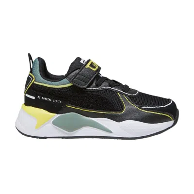 Pre-owned Puma Spongebob Squarepants X Rs-x Little Kid 'spongebob's Glasses' | Black | Kid's Size 11.5