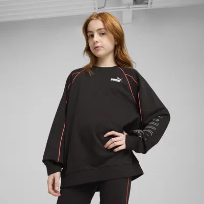 Puma Kids' Sport Crew Youth In Black