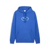 Puma Sport Graphic Hoodie Men In Blue