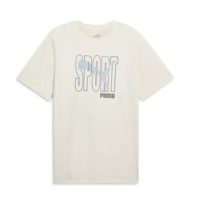 Puma Graphics Sport T-shirt In White