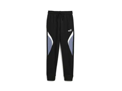 Puma Sport Pack Joggers (big Kid) Boy's Workout Black/grey : Md (10-12 Big Kid) 25, Cotton/fleece/polyest