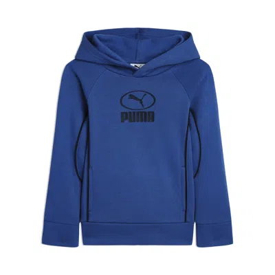 Puma Sport Pack Little Kids' Fleece Hoodie In Blue