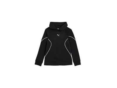 Puma Sport Pack Pullover Hoodie (big Kid) Boy's Sweatshirt Black : Sm (8 Big Kid), Cotton/polyester