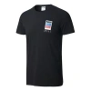 Puma Sport Printed Short Sleeve Tee Black In Black