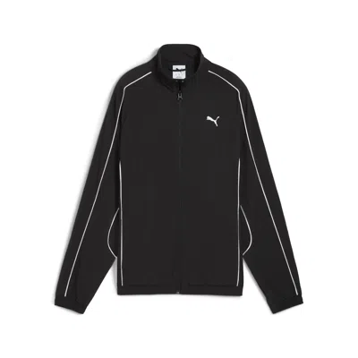 Puma Sport Woven Full-zip Jacket Women In Black