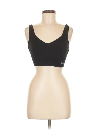 Pre-owned Puma Sports Bra In Black