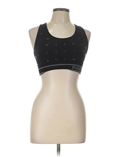 Pre-owned Puma Sports Bra In Black
