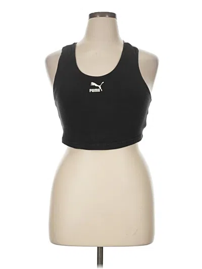 Pre-owned Puma Sports Bra In Black
