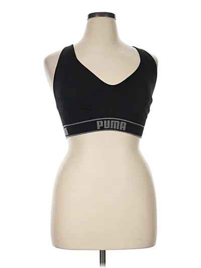 Pre-owned Puma Sports Bra In Black