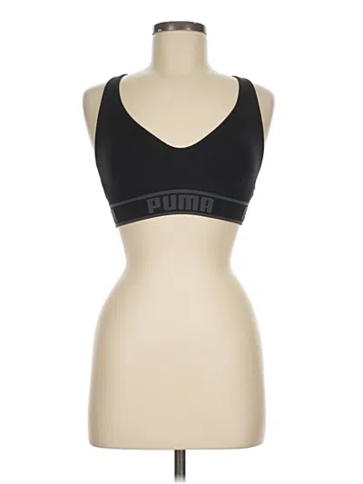 Pre-owned Puma Sports Bra In Black