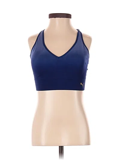 Pre-owned Puma Sports Bra In Blue