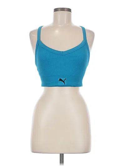Pre-owned Puma Sports Bra In Blue