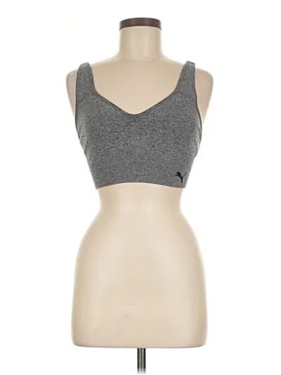 Pre-owned Puma Sports Bra In Gray