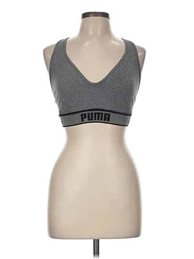 Pre-owned Puma Sports Bra In Gray
