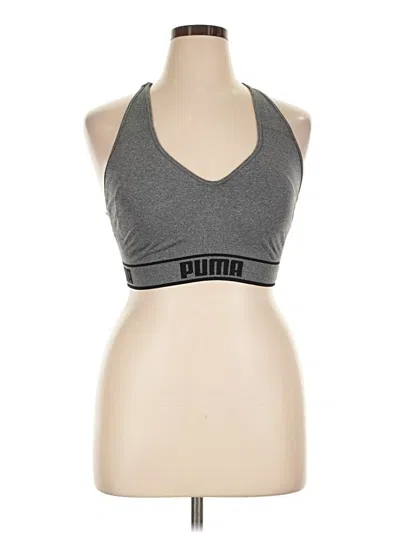 Pre-owned Puma Sports Bra In Gray