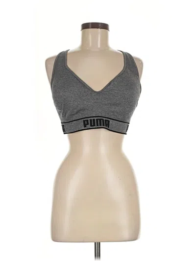 Pre-owned Puma Sports Bra In Gray