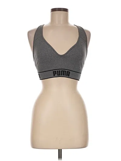 Pre-owned Puma Sports Bra In Gray