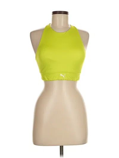 Pre-owned Puma Sports Bra In Green