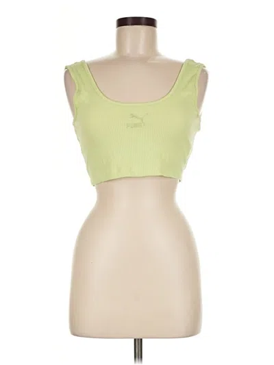 Pre-owned Puma Sports Bra In Green