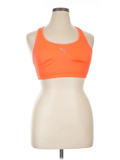 Puma Sports Bra In Orange