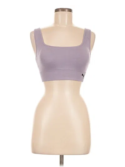 Pre-owned Puma Sports Bra In Purple