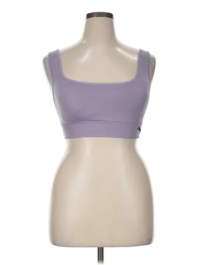 Pre-owned Puma Sports Bra In Purple