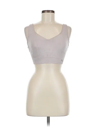 Pre-owned Puma Sports Bra In Silver