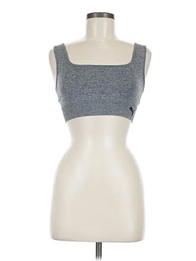 Pre-owned Puma Sports Bra In Silver