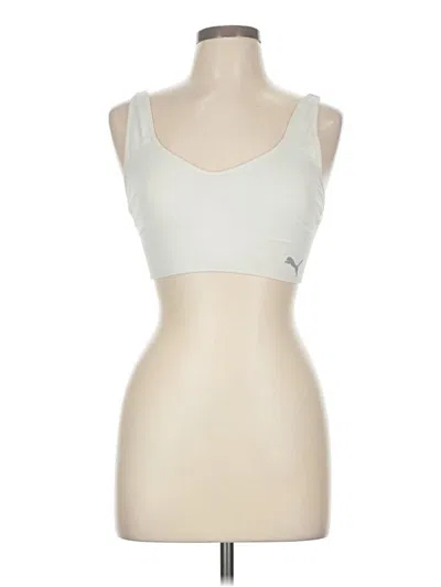 Pre-owned Puma Sports Bra In White