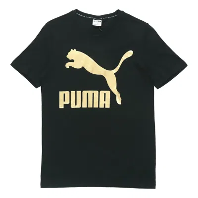 Puma Sports Gold Short Sleeve Black