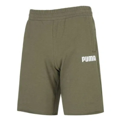 Puma Sports Wear Shorts 'brown' In Green