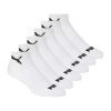 Puma Sportstyle Training Womens Multi-pack 6 Pair Quarter Ankle Socks In White