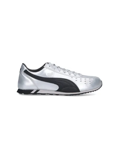 Puma Sprint Sneakers In Silver