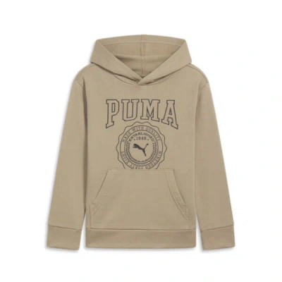 Puma Squad Big Kids' Hoodie In Oak Branch
