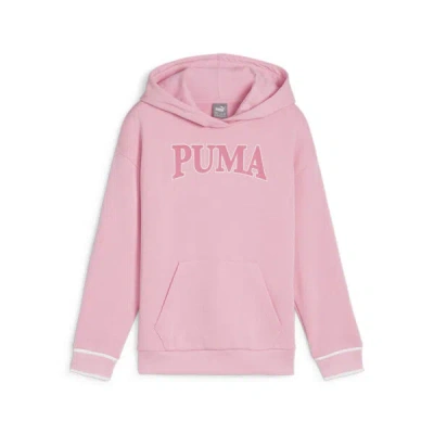 Puma Squad Big Kids' Hoodie In Pink Lilac