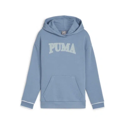 Puma Squad Big Kids' Hoodie In Zen Blue