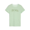 Puma Squad Big Kids' T-shirt In Fresh Mint