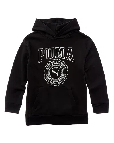 Puma Kids'  Squad Pack Fleece Hoodie In Black