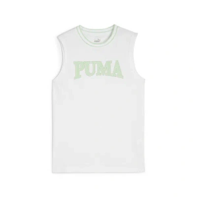 Puma Squad Summer Big Kids' Top In White