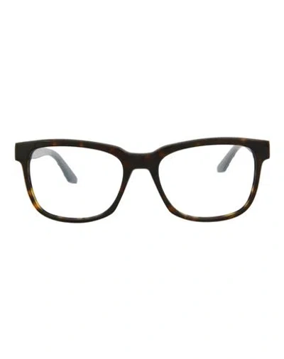 Puma Square-frame Acetate Optical Frames Eyeglass Frame Brown Size 54 Acetate, Plastic Material