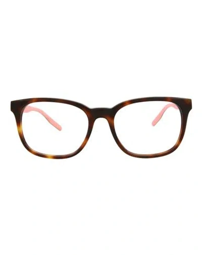 Puma Square-frame Acetate Optical Frames Eyeglass Frame Brown Size 55 Acetate