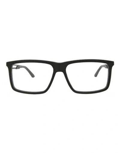 Puma Square-frame Acetate Optical Frames Man Eyeglass Frame Black Size 59 Acetate