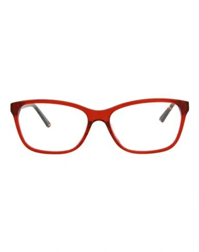 Puma Square-frame Acetate Optical Frames Woman Eyeglass Frame Red Size 56 Acetate