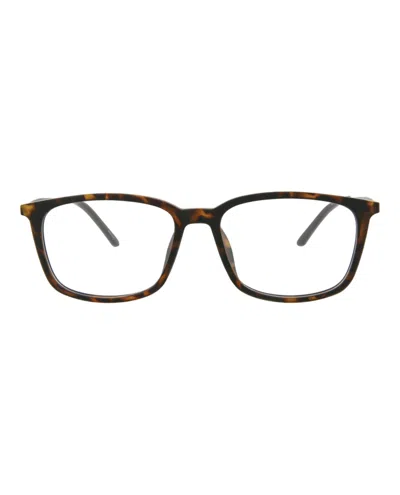 Puma Square-frame Injection Optical Frames In Brown