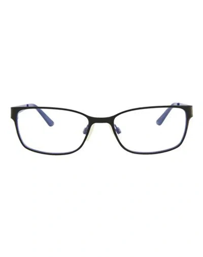 Puma Square-frame Metal Optical Frames Eyeglass Frame Black Size 53 Metal, Acetate