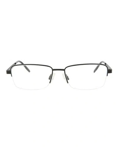 Puma Square-frame Metal Optical Frames Man Eyeglass Frame Black Size 53 Metal