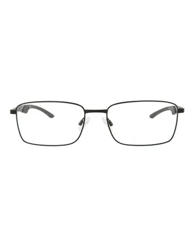 Puma Square-frame Stainless Steel Optical Frames Man Eyeglass Frame Black Size 58 Stainless Steel